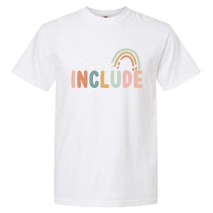 Choose To Include Special Education Teacher Autism Awareness Gift Garment-Dyed Heavyweight T-Shirt