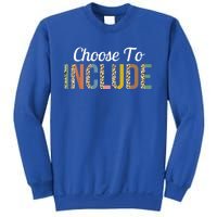 Choose To Include Special Education Teacher Autism Awareness Gift Sweatshirt