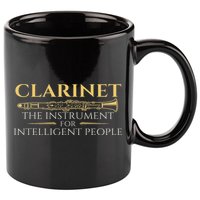 Clarinet The Instrument For Intelligent People Clarinetist 11oz C Handle Ceramic Mug