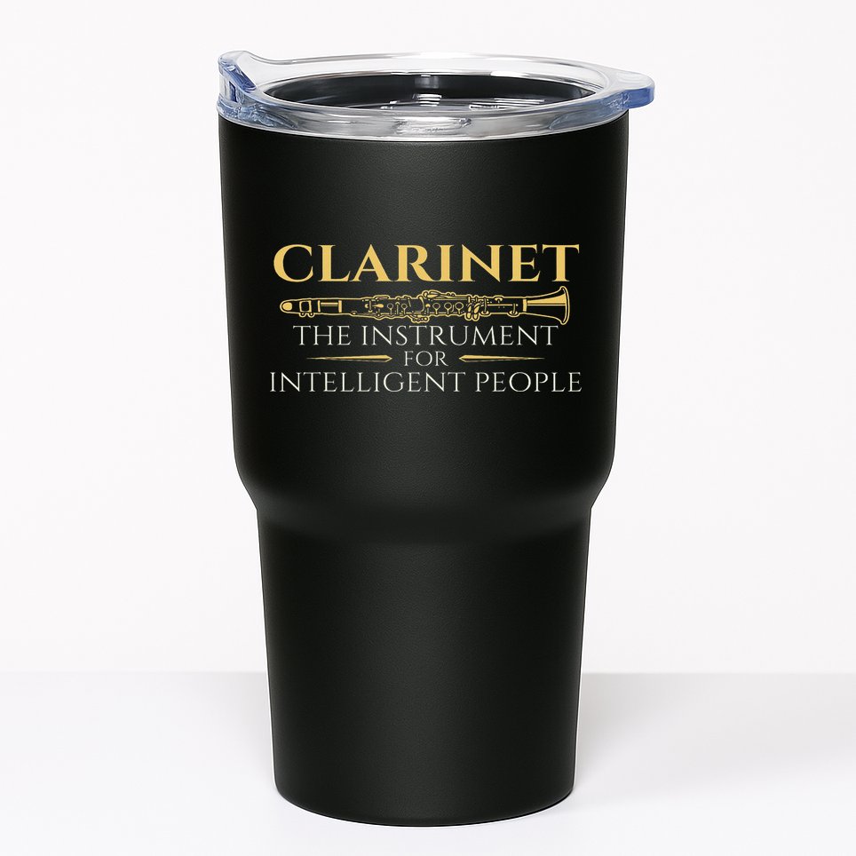 Clarinet The Instrument For Intelligent People Clarinetist Tumbler