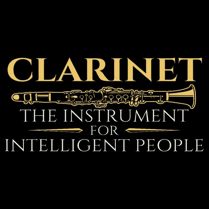 Clarinet The Instrument For Intelligent People Clarinetist Baby Bodysuit