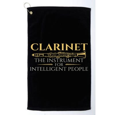 Clarinet The Instrument For Intelligent People Clarinetist Golf Towel