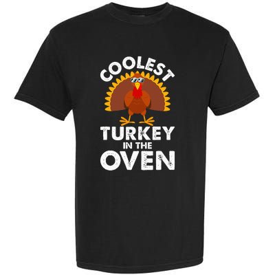 Coolest Turkey In The Oven Humor Funny Thanksgiving Gifts Garment-Dyed Heavyweight T-Shirt