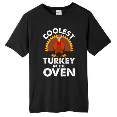 Coolest Turkey In The Oven Humor Funny Thanksgiving Gifts Tall Fusion ChromaSoft Performance T-Shirt