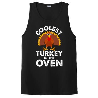 Coolest Turkey In The Oven Humor Funny Thanksgiving Gifts PosiCharge Competitor Tank