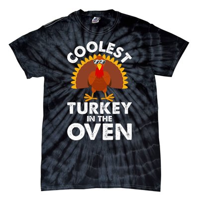 Coolest Turkey In The Oven Humor Funny Thanksgiving Gifts Tie-Dye T-Shirt