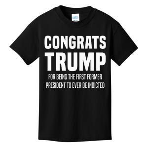 Congrats Trump Indicted Kids T-Shirt