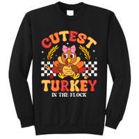 Cutest Turkey In The Flock Thanksgiving Sweatshirt