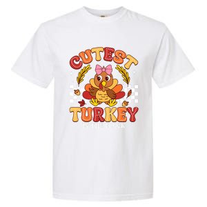 Cutest Turkey In The Flock Thanksgiving Garment-Dyed Heavyweight T-Shirt