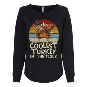 Coolest Turkey In The Flock Toddler Boys Thanksgiving Womens California Wash Sweatshirt