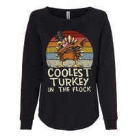 Coolest Turkey In The Flock Toddler Boys Thanksgiving Womens California Wash Sweatshirt