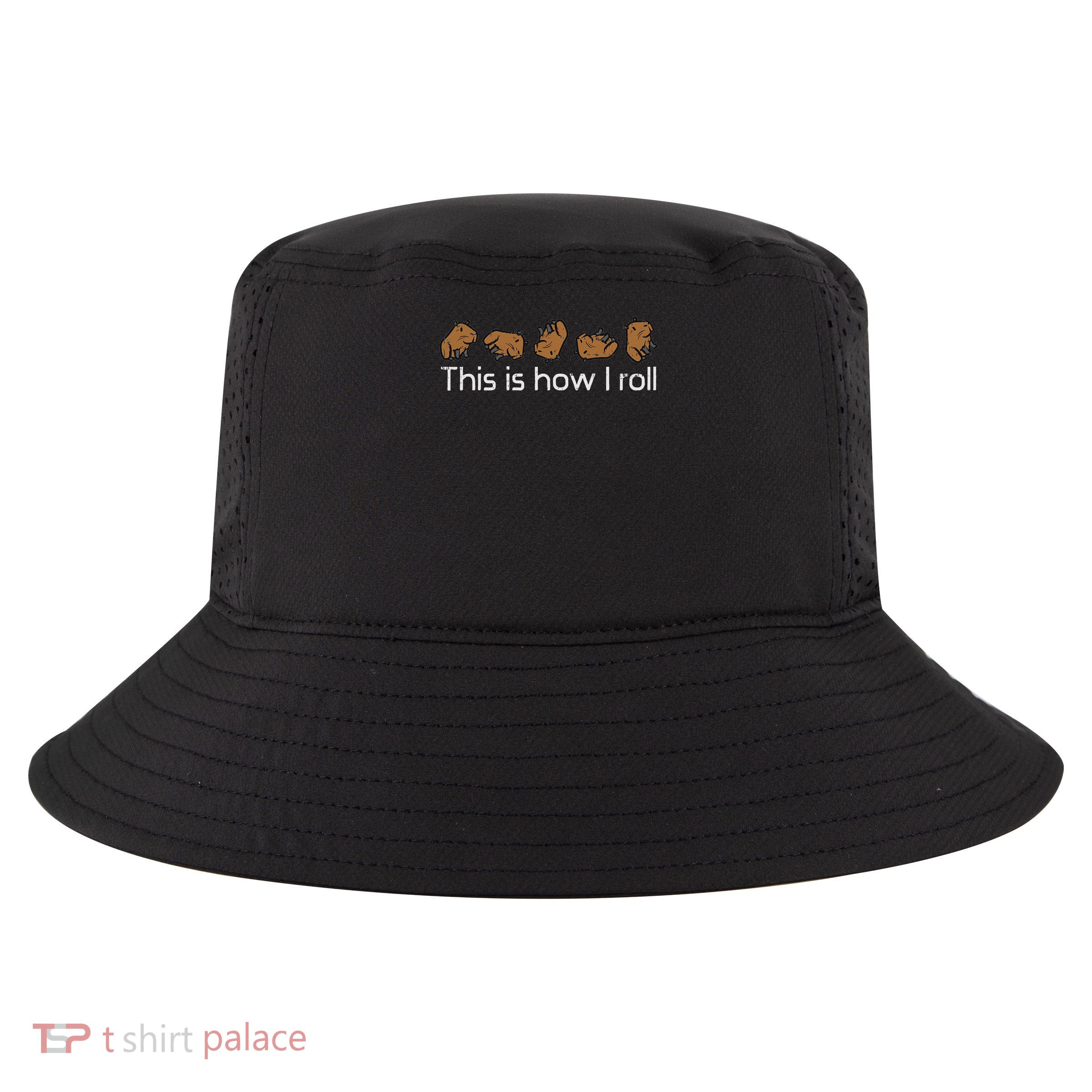 Capybara This Is How I Roll Cute Capy Rodent  Cool Comfort Performance Bucket Hat