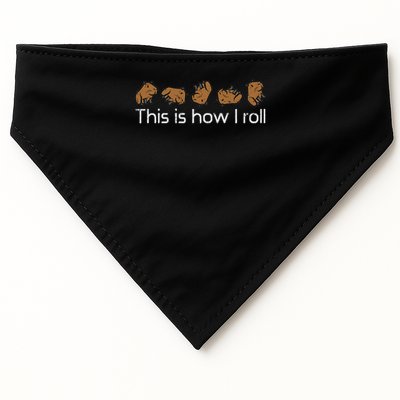 Capybara This Is How I Roll Cute Capy Rodent  USA-Made Doggie Bandana