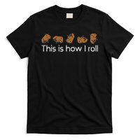 Capybara This Is How I Roll Cute Capy Rodent  T-Shirt