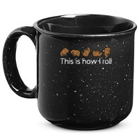 Capybara This Is How I Roll Cute Capy Rodent  15oz Campfire Ceramic Mug