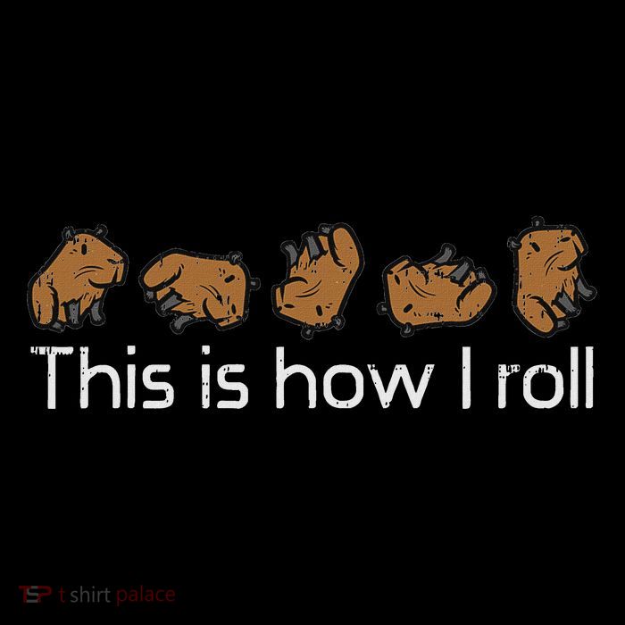Capybara This Is How I Roll Cute Capy Rodent  Bag
