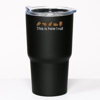 Capybara This Is How I Roll Cute Capy Rodent  Tumbler