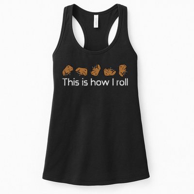 Capybara This Is How I Roll Cute Capy Rodent  Womens Tank Top