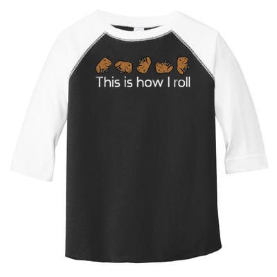 Capybara This Is How I Roll Cute Capy Rodent  Toddler Fine Jersey T-Shirt