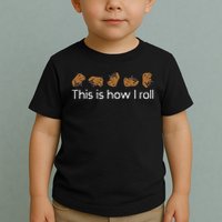 Capybara This Is How I Roll Cute Capy Rodent  Toddler T-Shirt