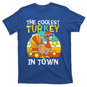 Coolest Turkey In Town Little Thanksgiving Gift T-Shirt