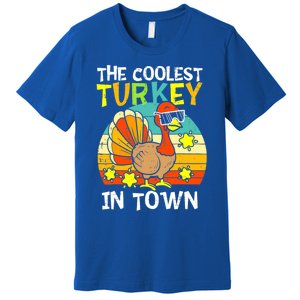 Coolest Turkey In Town Little Thanksgiving Gift Premium T-Shirt