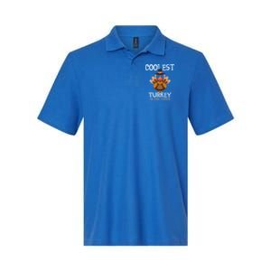 Coolest Turkey In The Town Thanksgiving Outfit Turkey Funny Gift Softstyle Adult Sport Polo