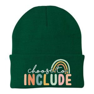 Choose To Include For Autism Teacher Special Education SPED Knit Cap Winter Beanie