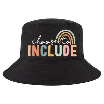 Choose To Include For Autism Teacher Special Education SPED Cool Comfort Performance Bucket Hat