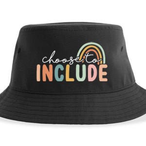 Choose To Include For Autism Teacher Special Education SPED Sustainable Bucket Hat