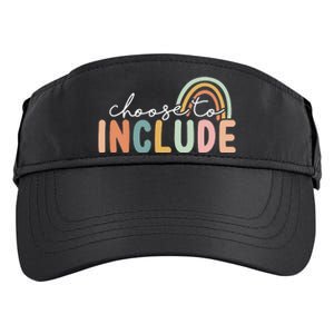 Choose To Include For Autism Teacher Special Education SPED Adult Drive Performance Visor