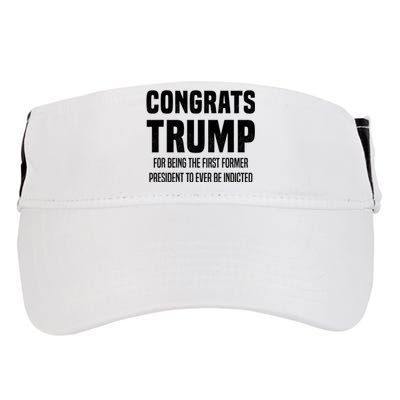 Congrats Trump Indicted Adult Drive Performance Visor