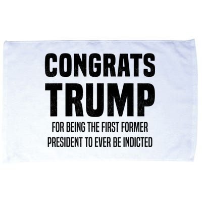 Congrats Trump Indicted Microfiber Hand Towel