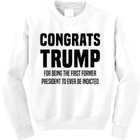 Congrats Trump Indicted Kids Sweatshirt