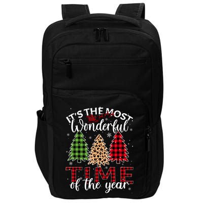 Christmas Trees ItS The Most Wonderful Time Of The Year Impact Tech Backpack