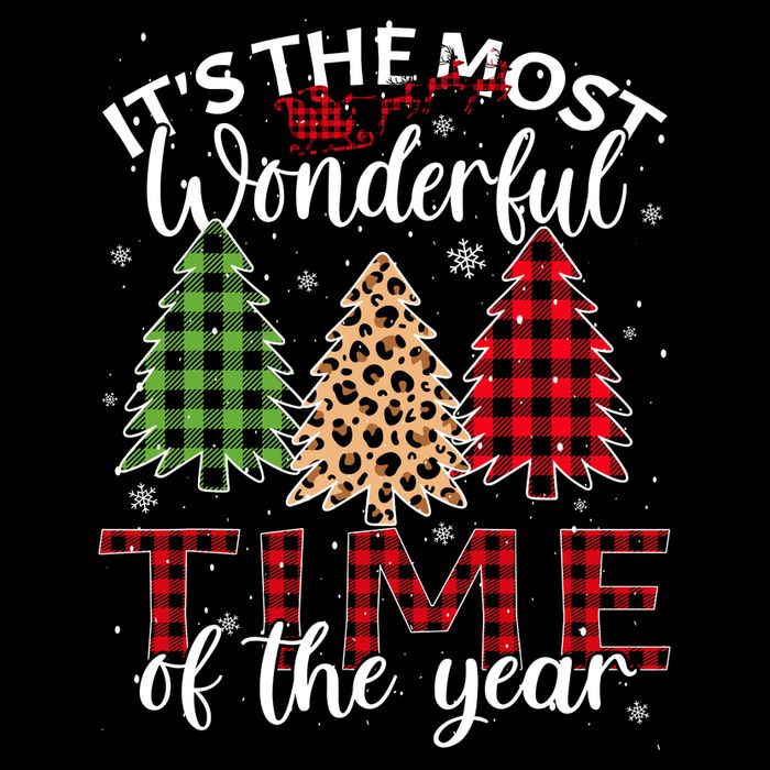 Christmas Trees ItS The Most Wonderful Time Of The Year Impact Tech Backpack