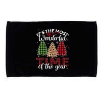 Christmas Trees ItS The Most Wonderful Time Of The Year Microfiber Hand Towel