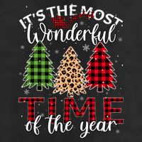 Christmas Trees ItS The Most Wonderful Time Of The Year Microfiber Hand Towel
