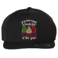 Christmas Trees ItS The Most Wonderful Time Of The Year Wool Snapback Cap