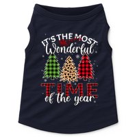 Christmas Trees ItS The Most Wonderful Time Of The Year Doggie Tank