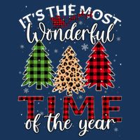 Christmas Trees ItS The Most Wonderful Time Of The Year Button