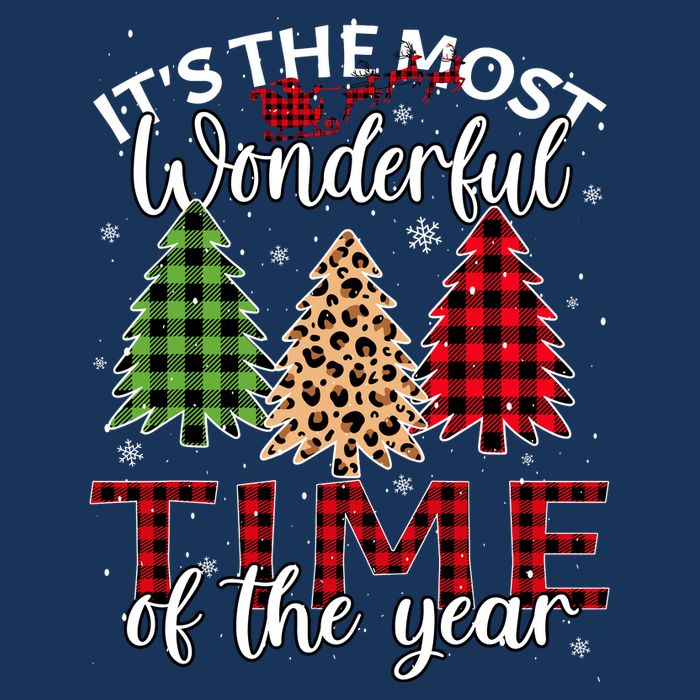 Christmas Trees ItS The Most Wonderful Time Of The Year Button