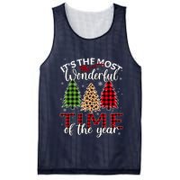 Christmas Trees ItS The Most Wonderful Time Of The Year Mesh Reversible Basketball Jersey Tank