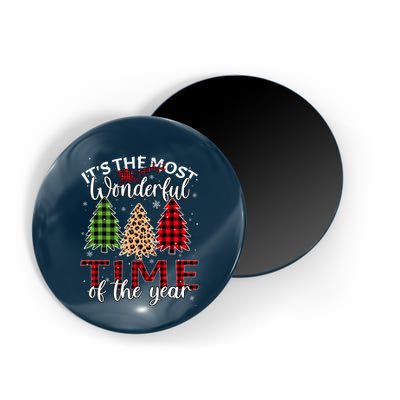 Christmas Trees ItS The Most Wonderful Time Of The Year Magnet