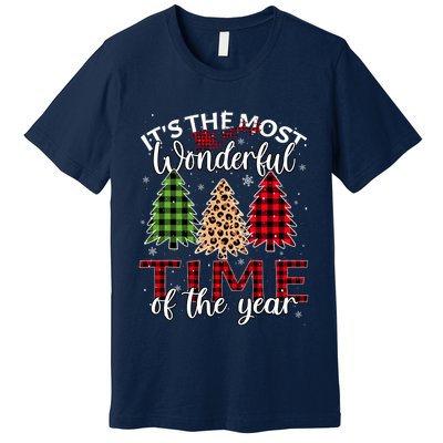 Christmas Trees ItS The Most Wonderful Time Of The Year Premium T-Shirt