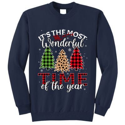 Christmas Trees ItS The Most Wonderful Time Of The Year Tall Sweatshirt