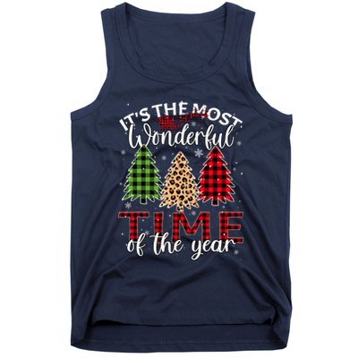 Christmas Trees ItS The Most Wonderful Time Of The Year Tank Top