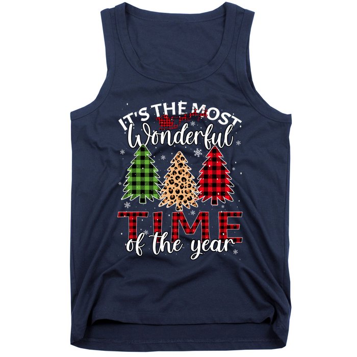 Christmas Trees ItS The Most Wonderful Time Of The Year Tank Top