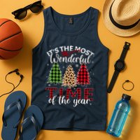 Christmas Trees ItS The Most Wonderful Time Of The Year Tank Top