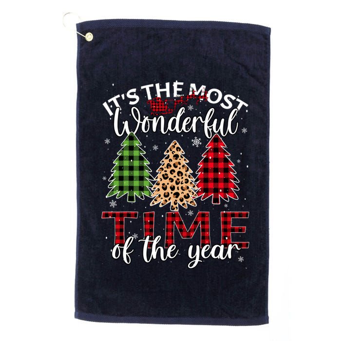 Christmas Trees ItS The Most Wonderful Time Of The Year Golf Towel